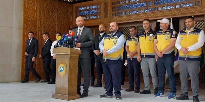 رسميًا: "الخوذ البيضاء" تنضم إلى وزارة الطوارئ والكوارث السورية لتعزيز الاستجابة للأزمات