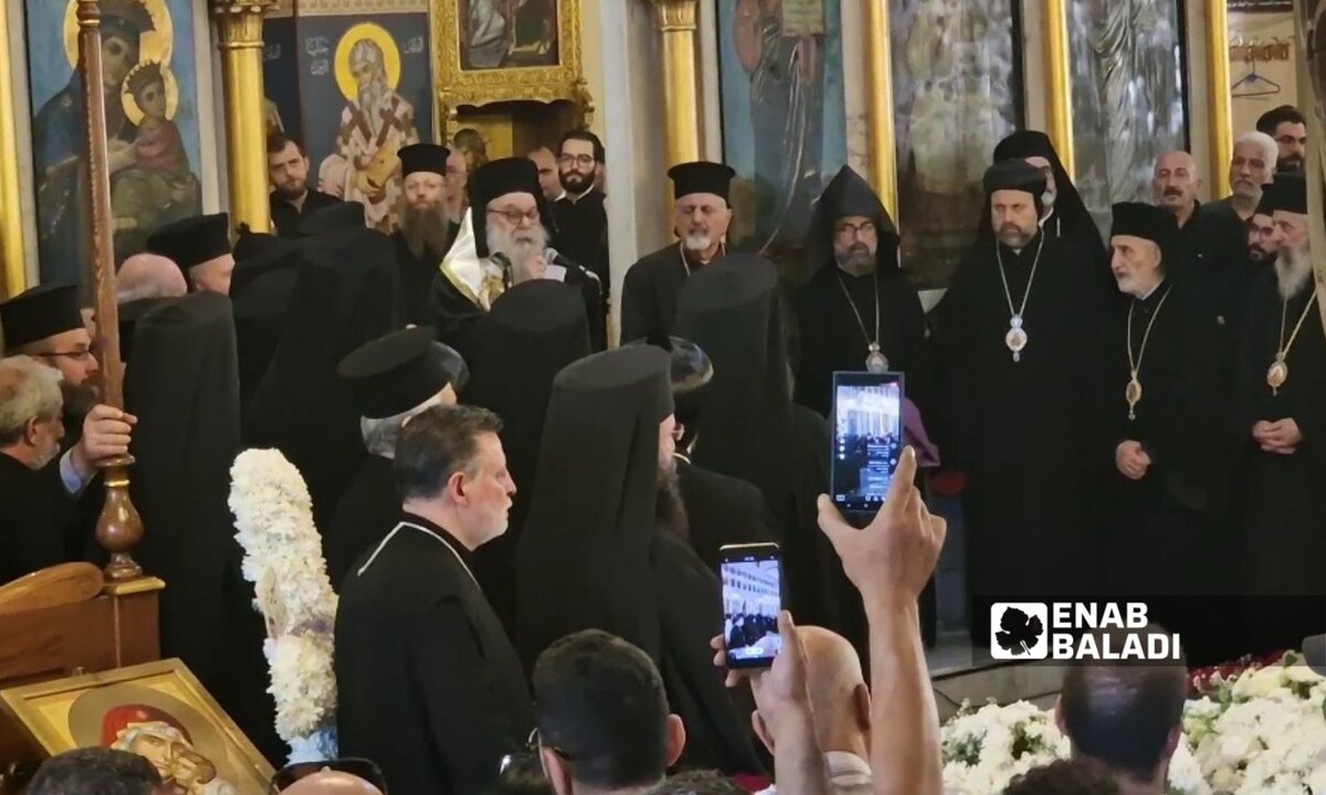 البطريرك يازجي يحمّل الحكومة السورية مسؤولية تفجير كنيسة مار إلياس ويطالبها بتأمين الحماية