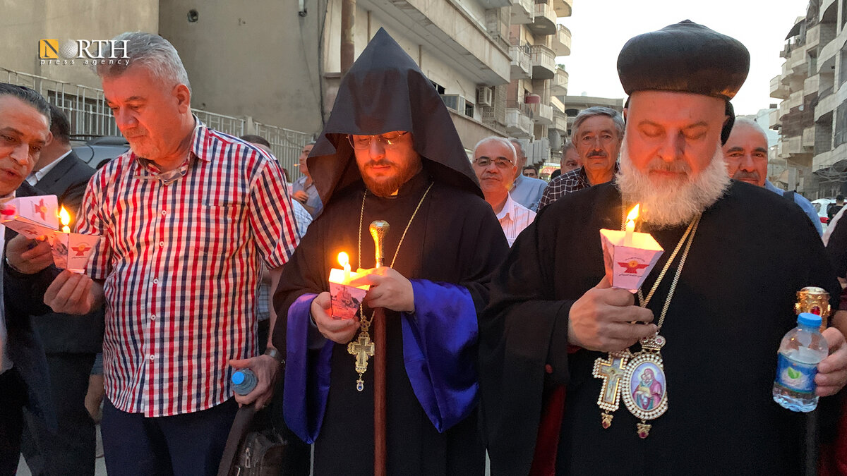 القامشلي تحيي الذكرى الـ 110 لمجازر السيفو: السريان يجددون المطالبة بالعدالة