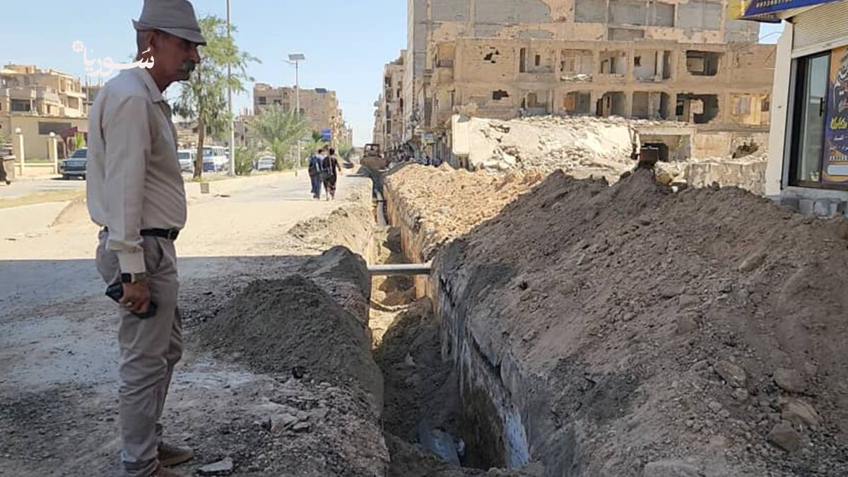 دير الزور تستعيد الحياة: مشروع ضخم يعيد مياه الشرب إلى الأحياء المتضررة