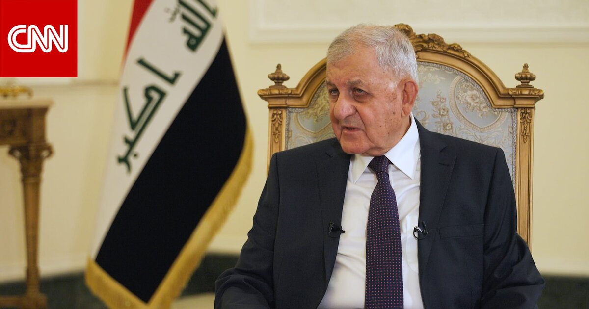 الرئيس العراقي: علاقاتنا التاريخية بسوريا متينة.. وتحذير من مخاطر أمنية على الحدود