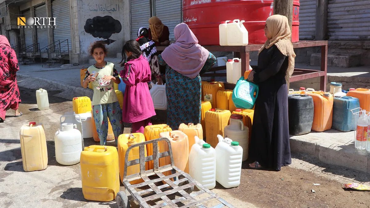 معاناة مستمرة: أهالي الحسكة يواجهون أزمة مياه خانقة بسبب انقطاع علوك