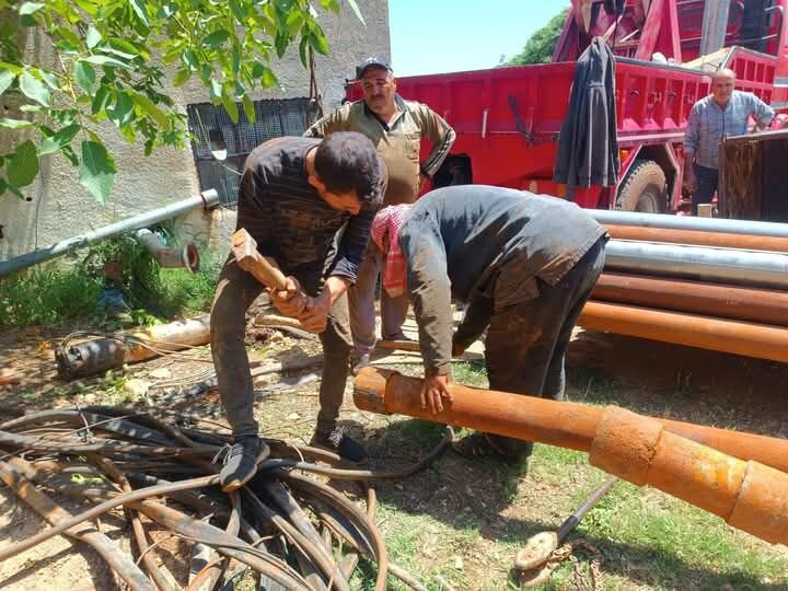 625 عملية صيانة لإعادة الحياة إلى شبكة مياه حماة في نيسان