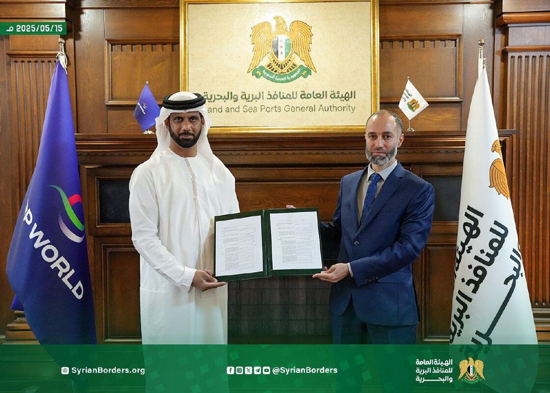 استثمار ضخم: موانئ دبي العالمية تستثمر 800 مليون دولار لتطوير ميناء طرطوس ومناطق لوجستية في سوريا