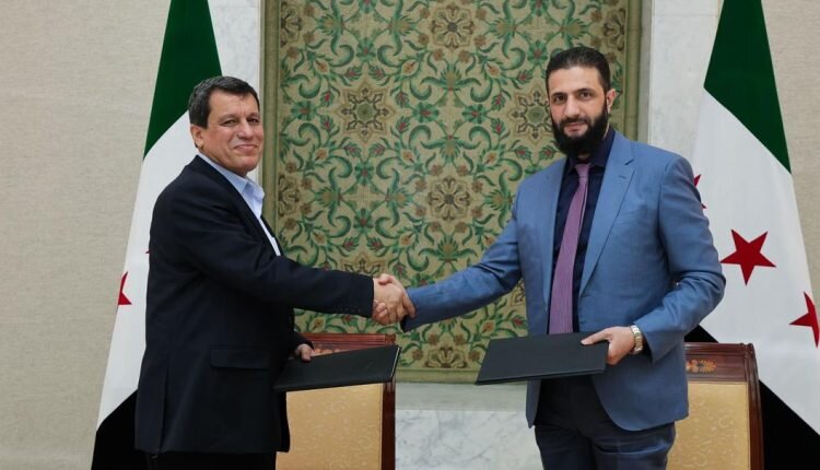 مباحثات بين دمشق والقامشلي لتفعيل اتفاق الشرع وعبدي: تركيز على سد تشرين