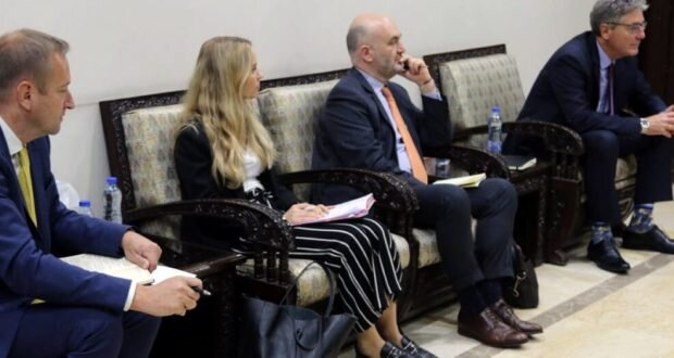وزير المالية يبحث مع الاتحاد الأوروبي آفاق دعم التنمية الاقتصادية في سوريا