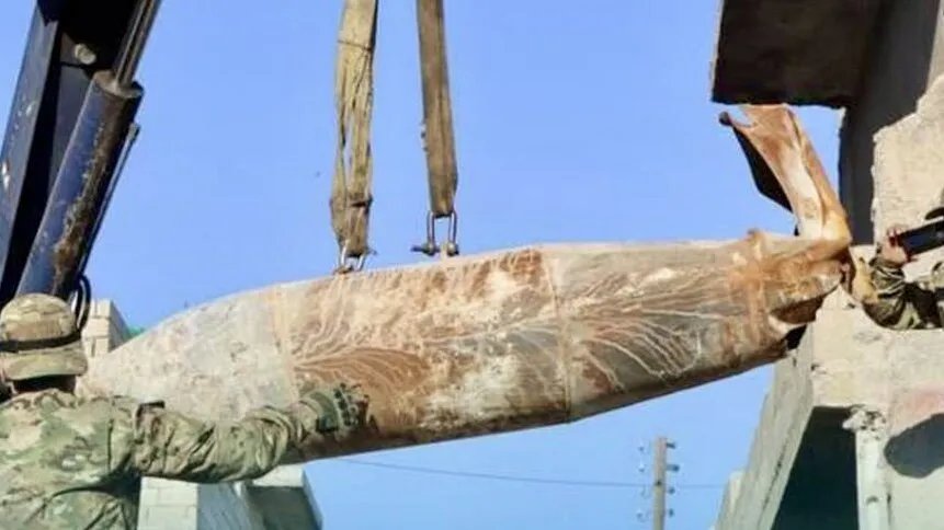 حلب: تفكيك صاروخ غير منفجر يثير الذعر في حي الجزماتي