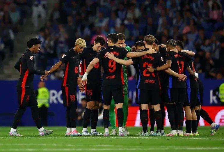 برشلونة يحسم ديربي كتالونيا ويتوج بطلاً للدوري الإسباني للمرة الـ 28