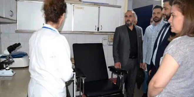 مدير صحة طرطوس يتفقد مركز الحسين التدريبي ويؤكد على تطوير الخدمات الصحية