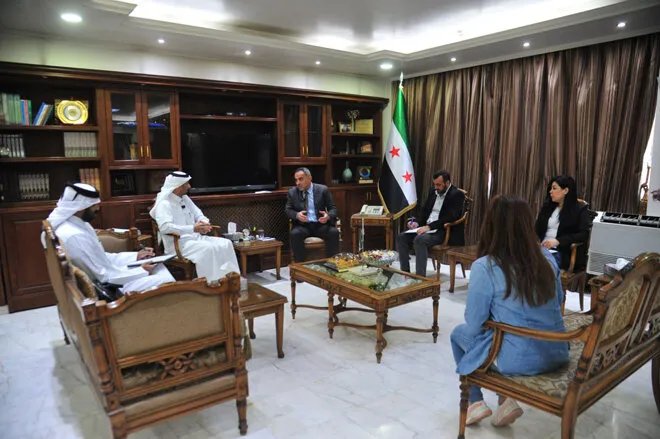 سوريا وقطر تبحثان سبل تعزيز التنمية الزراعية المشتركة