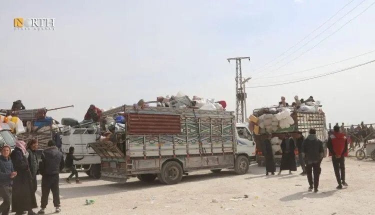 نزوح مستمر: عشرات العائلات تغادر مخيم العريشة بالحسكة عائدة إلى دير الزور