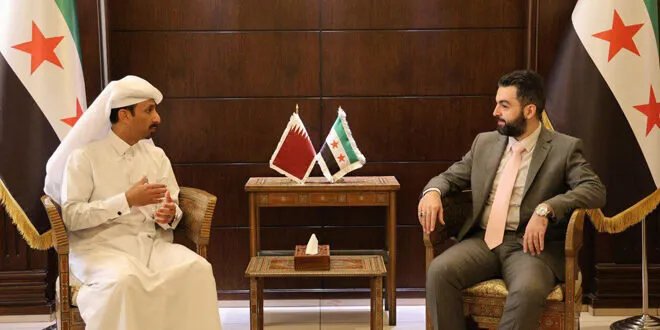 وزير الإدارة المحلية يبحث مع القائم بأعمال السفارة القطرية تطوير الخدمات والبنية التحتية في سوريا