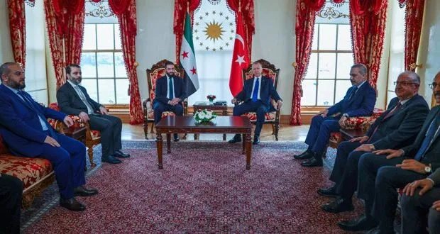 الرئيس الشرع يلتقي أردوغان في تركيا لبحث ملفات التعاون المشترك