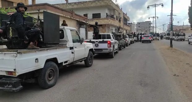 حملة أمنية مكثفة لجمع الأسلحة غير المرخصة في الشيخ مسكين بريف درعا