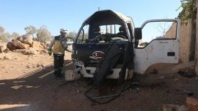 جرحى في هجمات بالطائرات المسيّرة للنظام على ريف حلب الغربي