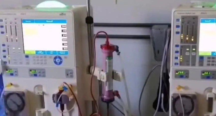 قسم غسيل الكلى في مستشفى الجولان بالقنيطرة يعمل بكادر تمريضي في ظل نقص الأطباء