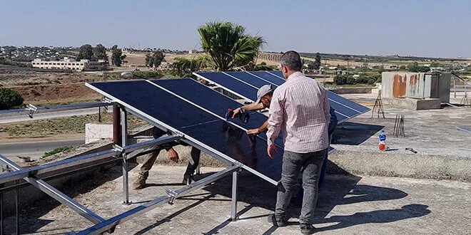 حماة: تحديث مركز الغاب بمنظومة طاقة شمسية ضمن خطة تطوير الموارد المائية