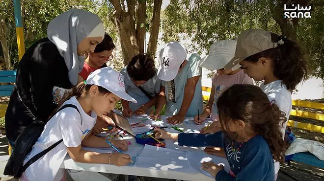 دمشق: نشاط بيئي ترفيهي يعزز وعي الأطفال بأهمية الطبيعة