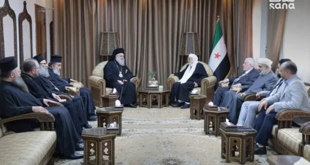 البطريرك يوحنا العاشر والمفتي الرفاعي يؤكدان على الوحدة الوطنية والعيش المشترك في سوريا