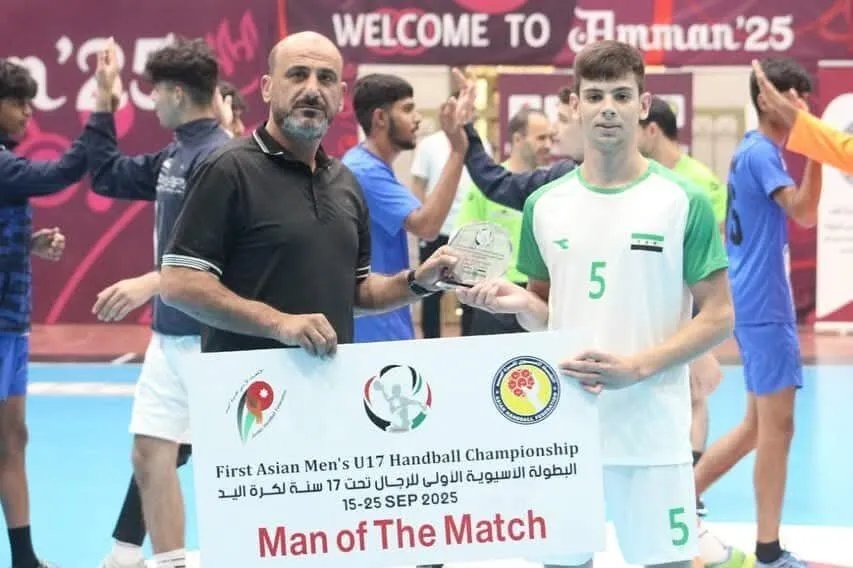 سوريا تكتسح الهند في بطولة آسيا لكرة اليد للناشئين