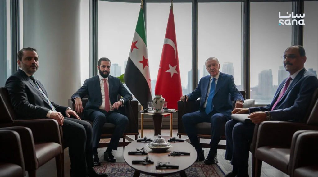 الرئيس الشرع وأردوغان يجتمعان في نيويورك على هامش اجتماعات الأمم المتحدة