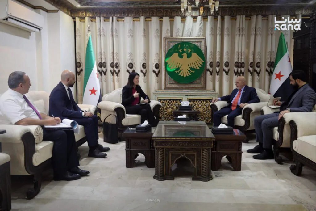 وزير الاقتصاد السوري يبحث مع وفد ألماني تعزيز المشاريع الإنتاجية والتنموية