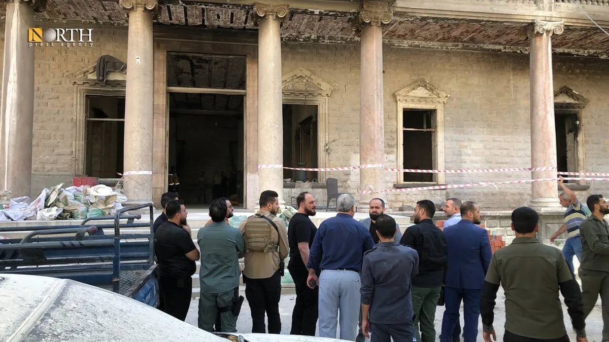 انهيار في مبنى وزارة الداخلية القديم بدمشق يسفر عن إصابة 11 شخصاً