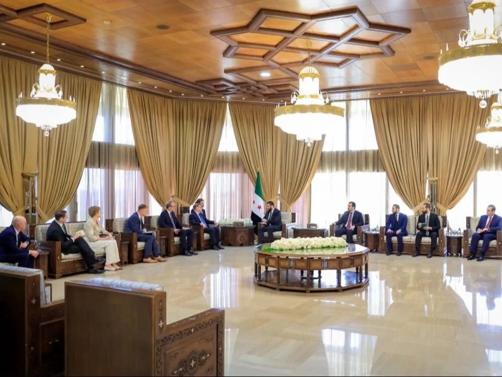 الرئيس الشرع يستقبل وزير الخارجية الألماني في دمشق وبحث سبل تعزيز العلاقات