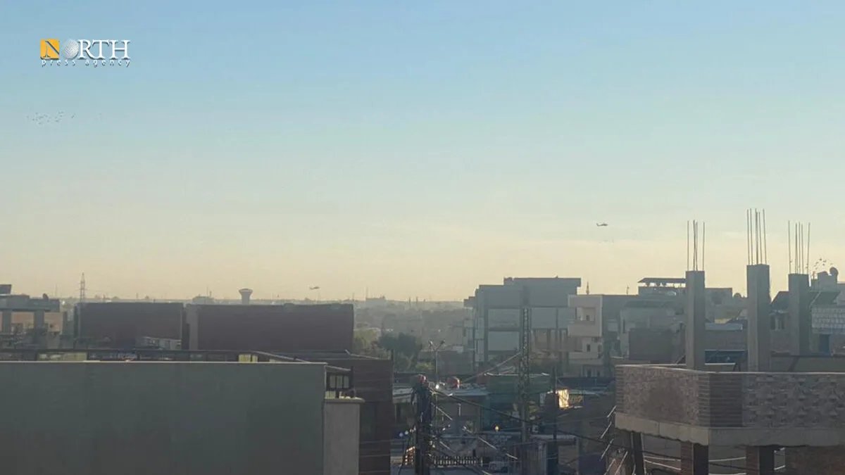 تحليق مكثف لطائرات التحالف الدولي المروحية في سماء الحسكة: ما الأسباب؟