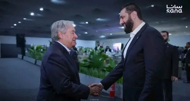 الرئيس الشرع يعقد سلسلة لقاءات رفيعة المستوى على هامش قمة المناخ في البرازيل