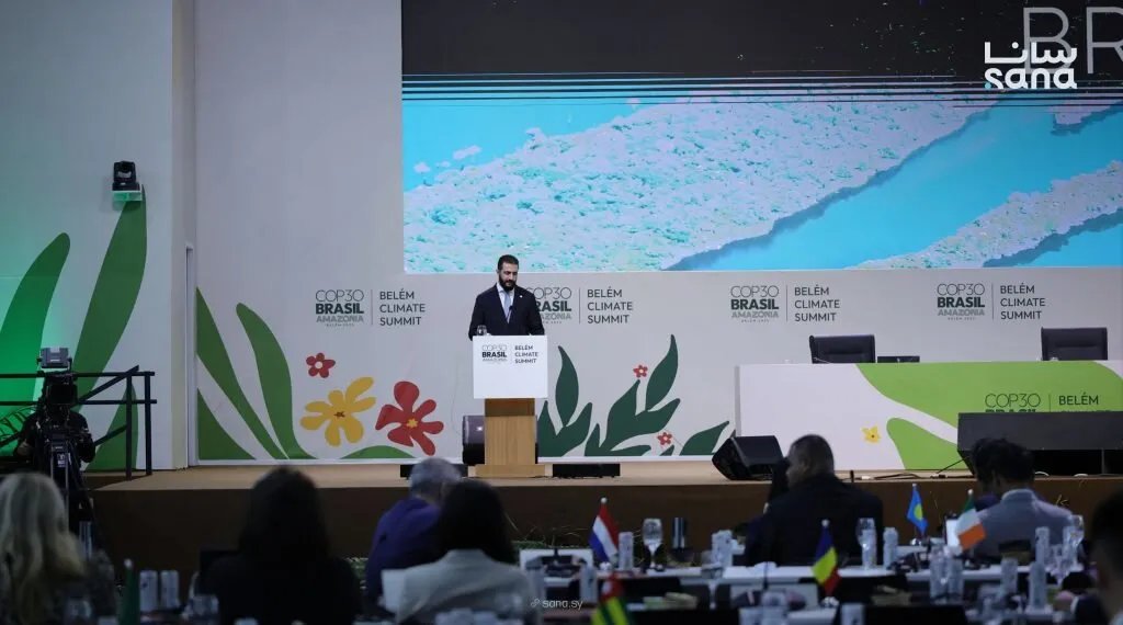 الرئيس الشرع يدعو للاستثمار في مشاريع الطاقة المتجددة ويؤكد التزام سوريا بالتنمية الخضراء