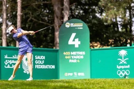 موا فولكي السويدية تتألق في افتتاح بطولة أرامكو – شينزن للجولف