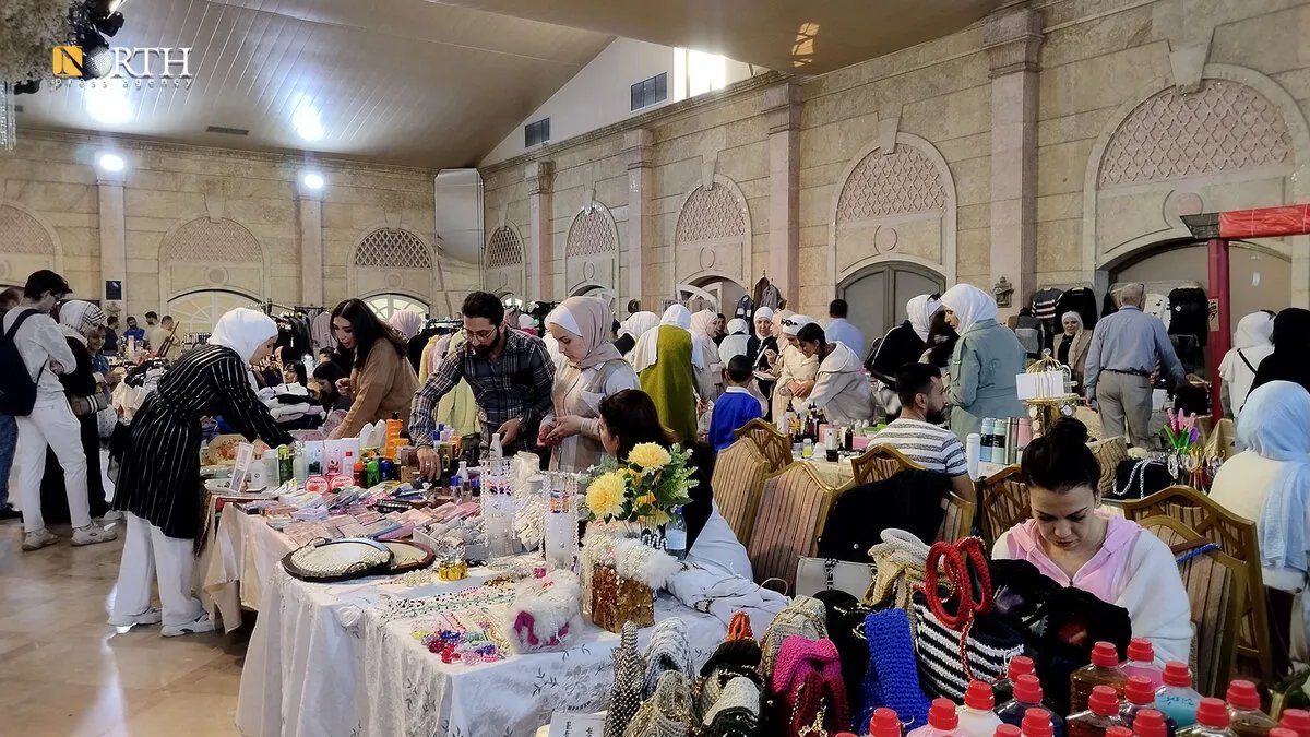 حلب تتألق بالإبداع: انطلاق معرض "صنع بحب" بمشاركة واسعة للحرف اليدوية