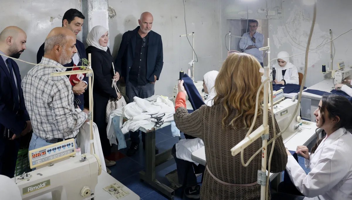 وفد سويسري ألماني يتفقد مدارس التعليم المهني بدمشق لتعزيز التعاون وتطوير الاستراتيجيات