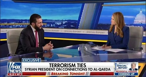 الرئيس الشرع لقناة فوكس نيوز: سوريا في عهد جديد ولا مفاوضات قريبة مع إسرائيل