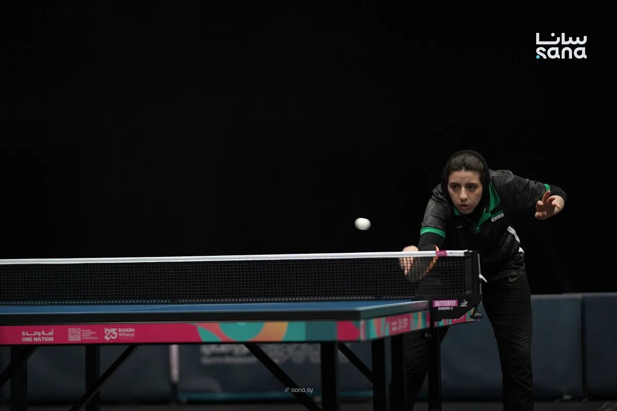 هند ظاظا تتألق وتصعد إلى دور الثمانية في منافسات كرة الطاولة بدورة التضامن الإسلامي بالرياض