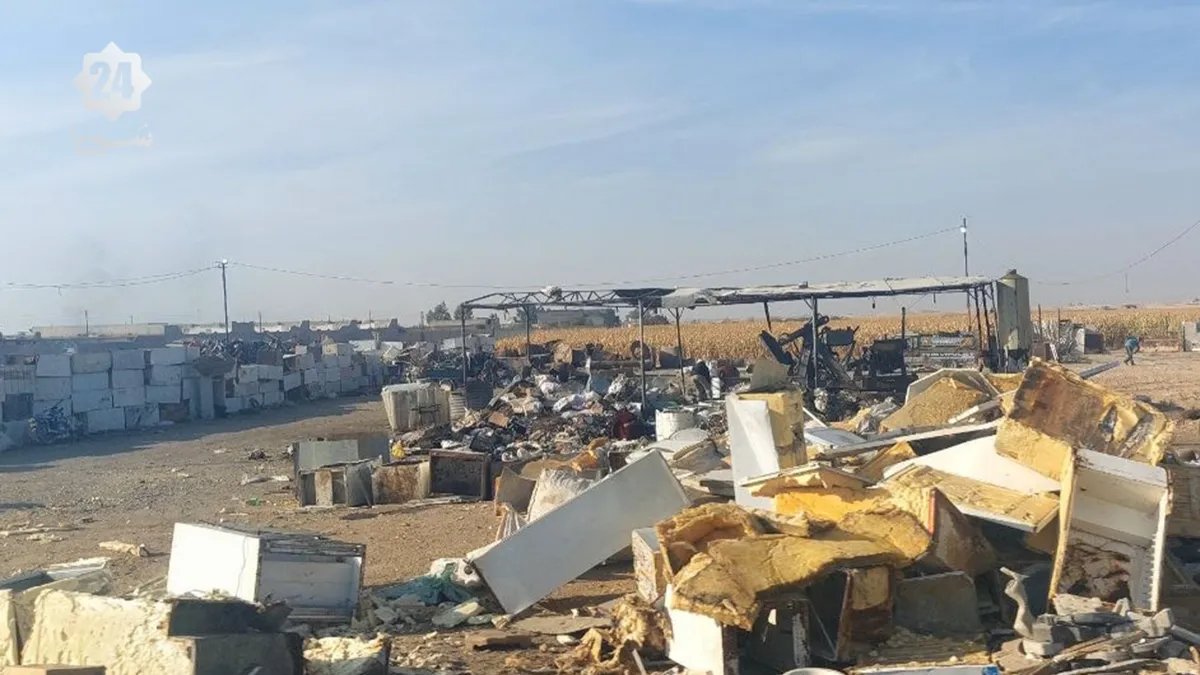 في الرقة: جمع الخردة يوفر لقمة العيش في ظل الأزمة الاقتصادية