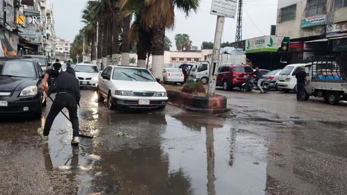 جبلة تحت الأمطار: أجواء خريفية تلطف الأجواء في ريف اللاذقية