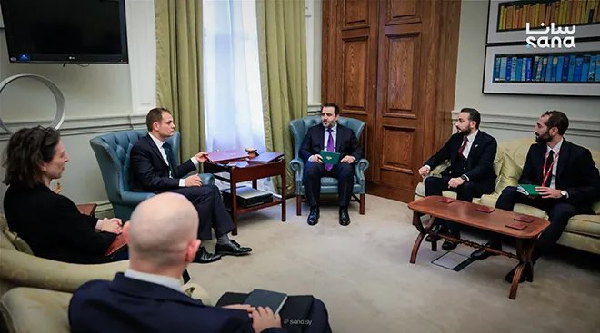 وزير الخارجية السوري يبحث في لندن تعزيز العلاقات مع بريطانيا