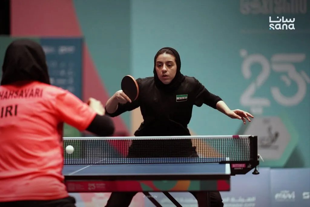 هند ظاظا تتألق وتحرز فضية كرة الطاولة في دورة التضامن الإسلامي