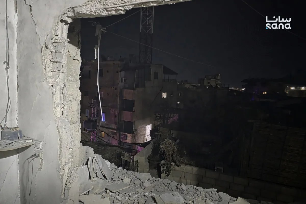 تفاصيل جديدة حول انفجار المزة "الغامض" في دمشق: صواريخ من منصة متحركة