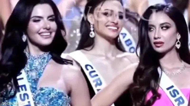ملكة جمال فلسطين وإسرائيل تشعلان السوشيال ميديا في مسابقة ملكة جمال الكون بتايلاند