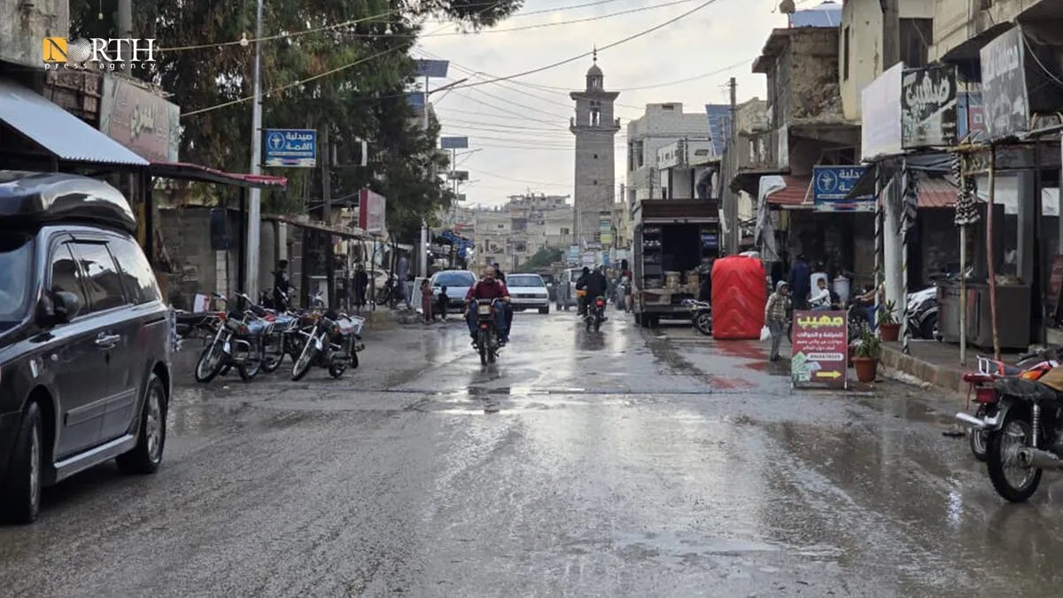 درعا تحت المطر: أجواء ماطرة تلطف الأجواء في جنوب سوريا