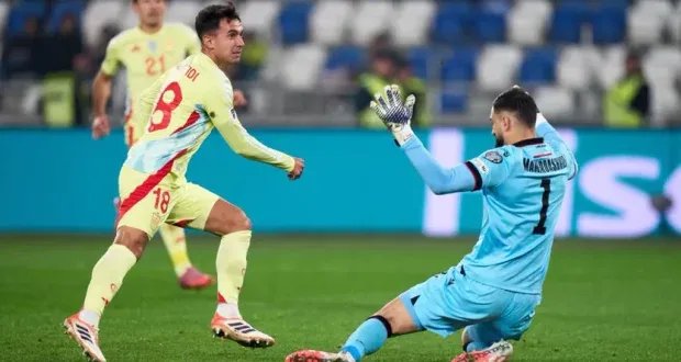 إسبانيا تكتسح جورجيا برباعية وتضع قدمًا في مونديال 2026