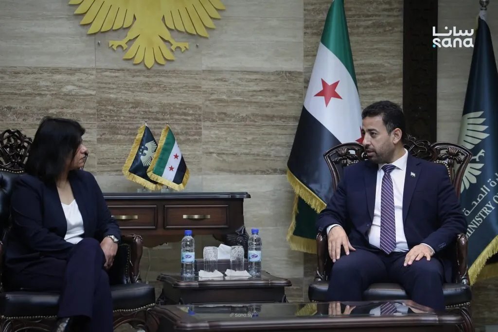 وزير الصحة السوري يبحث مع السفارة الهندية تعزيز التعاون في مجال الأدوية وتبادل الخبرات الطبية