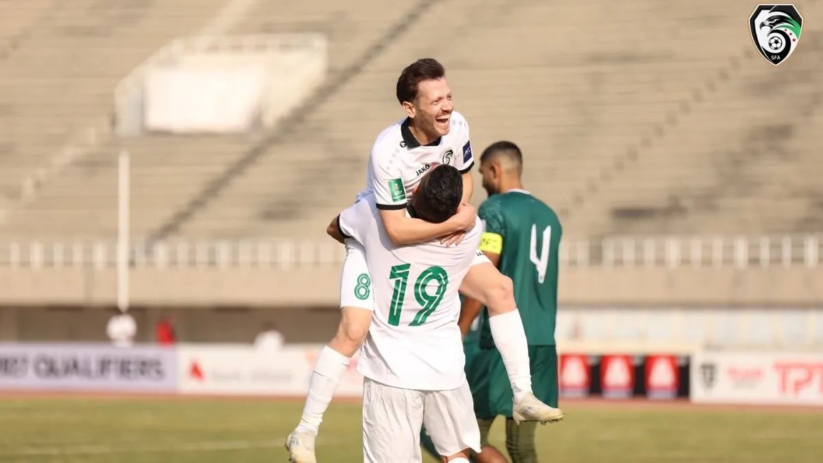 خماسية نظيفة تمنح منتخب سوريا فوزًا ساحقًا على باكستان في تصفيات كأس آسيا