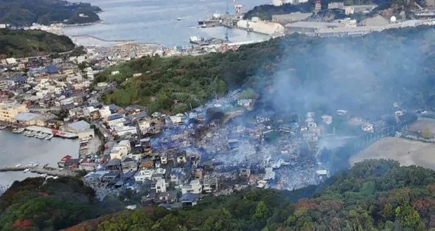 حريق هائل يلتهم أكثر من 170 مبنى في اليابان: الأكبر منذ نصف قرن