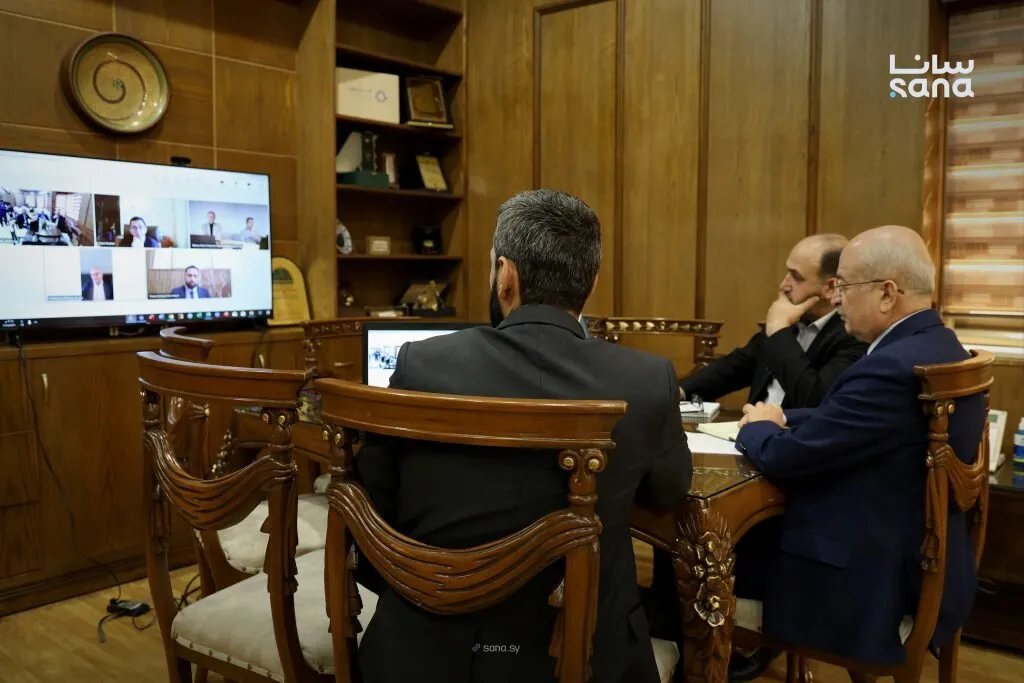 وزير النقل السوري يبحث مع شركة ألمانية تطوير خط سكة حديد الفوسفات لزيادة طاقته الإنتاجية