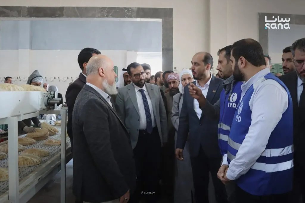 منبج تستعيد خبزها: إعادة افتتاح الفرن الآلي بعد ترميم شامل بدعم من IYD