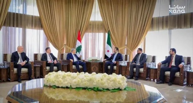 وزير الخارجية والعدل يستقبلان نائب رئيس الوزراء اللبناني لبحث العلاقات الثنائية وقضية الموقوفين السوريين